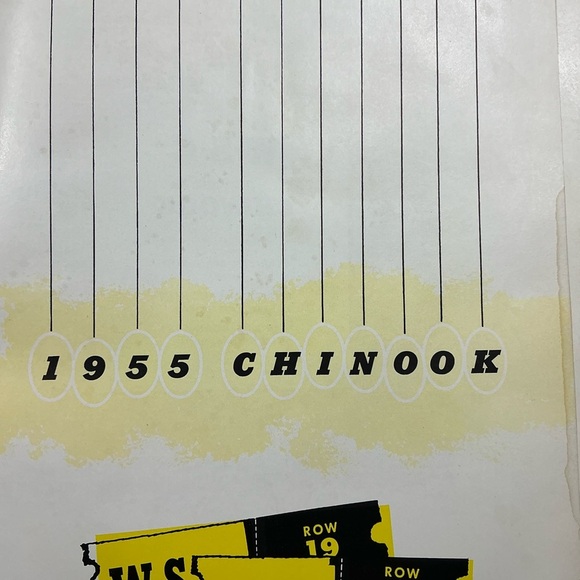 Vintage Washington State College 1955 yearbook USA 383 pages - Picture 5 of 7